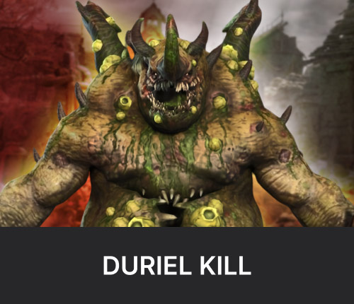 Duriel, King of Maggots Kill